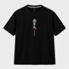 murn-gabimaru-graphic-tshirt-black-front MURN black T-shirt front featuring Japanese-style warrior graphic