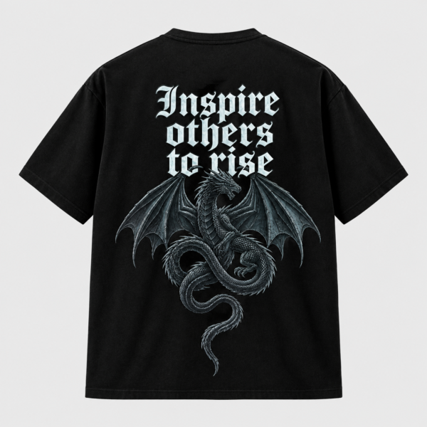 murn-serpent-inspire-others-to-rise-graphic-tshirt-black-back Inspire Others to Rise Serpent Graphic T-Shirt